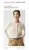 Cardigan de Cachemira para Mujer con Lentejuelas Finas Brillantes de Color Sólido, Tejido de Punto Trenzado Suave y Transpirable, Prenda Exterior de Punto con Cuello Redondo