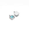 Transfronterizo Nuevo Color Hao Piedra Adorno Colgante Cuentas Hexágono Corazón de Durazno Flor Piedra Cuadrada Adorno Accesorios