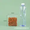 Bolsa de Polipropileno Transparente con Cierre Zip para Té de Frutas y Té de Flores, Bolsa Sellada Engrosada, Bolsa Pequeña para Muestras de Alimentos Saludables