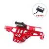 Suporte de Placa Traseira Modificado para Motocicleta com Luz Suporte de Placa Ajustável Msx Suporte de Suporte de Placa de Licença em Liga de Alumínio CNC