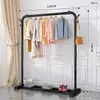 Perchero Simple de Pie para el Hogar, Poste Resistente para Secar Ropa, Colgador de Ropa para Interiores, Perchero Plegable para Almacenamiento en Dormitorio