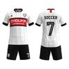 Jersey de fábrica fuente personalizado para partido de fútbol, entrenamiento, uniforme de equipo, impresión por sublimación, traje de fútbol de secado rápido personalizado
