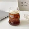 Taza de nube de vidrio, taza de té de leche de alto borosilicato, taza de capa única para té de frutas de gran capacidad, taza para bebidas de material de alto borosilicato