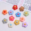 Flores Pequeñas Coloridas de Dibujos Animados Infantil Hecho a Mano DIY Accesorios para Joyería Pegamento de Crema Resina Pequeños Accesorios Material para Pasadores