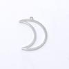 Campana de Viento de Cristal INS Atrapasueños Colgante Decorativo DIY Accesorios de Joyería de Cobre Plata Estrella Luna Círculo Accesorios