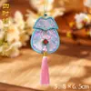 Bolsitas personalizadas al por mayor de estilo antiguo, bolsas vacías, bolsitas tejidas en brocado y bordadas, bolsitas hechas a mano de forma irregular con tapas y borlas, accesorios Hanfu