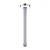 Aço Inoxidável Tubo Redondo Embutido Chuveiro Haste Reta de Parede Braço de Chuveiro Superior Suporte para Chuveiro de Banheiro Acessórios para Chuveiro