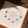Pulseira de Flor Amor Zircônia Estilo Palácio Retrô, Pulseira Versátil Exquisita e Fashion, Joia de Luxo Leve e de Alta Qualidade para Mulheres