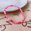 Pulsera genuina de oro galvanizado con círculo de circonitas y perlas, pulsera elegante y a la moda, versátil, retro, de lujo ligero y de alta gama para mujer