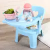 Silla doméstica duradera con respaldo, taburete lindo, silla chirriante especial para niños, silla chirriante para bebé de fábrica de comercio exterior