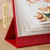 Portalápices Personalizado Calendario de Escritorio 2027 Estilo Nuevo Calendario Estilo Chino Cuaderno Oficina de Negocios Escritorio Adorno Creativo