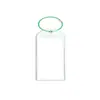 Llavero de Acero Inoxidable Transparente de PVC Colorido Etiqueta para Tarjeta de Embarque Portátil Etiqueta para Equipaje Etiqueta Colgante para Maleta