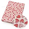 Tela Fina de Poliéster-Algodón o Lona de Poliéster para Día de San Valentín, Materiales para Bolsas Hechas a Mano DIY, 1Yc44102