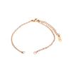 2mm de aço inoxidável DIY pulseira ajustável pulseira acessórios banhado a ouro real produto semi-acabado tamanho básico da corrente pode ser fixado