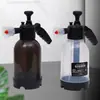 Regadera manual tipo presión de aire para lavado de autos 2L gran capacidad doble uso regadera para hogar coche alta presión olla transparente de espuma