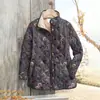 Sudadera de Algodón con Cuello Alto y Pliegues para Mujer 2025 Otoño e Invierno Botón Sudadera de Algodón Degradado para Mujer