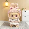 [Solo Ropa de Bebé] Ropa de Reemplazo para Muñeco de Peluche de Vinilo Labubu de 38 cm Falda Mokoko para Muñeco Labubu