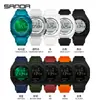 Reloj Sanda de Cuenta Regresiva Luminoso para Deportes al Aire Libre, Resistente al Agua, para Jóvenes, Pantalla Única, Reloj Digital con Esfera Grande Simple