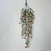 Amazon Transfronterizo Flor Artificial Flor de Eucalipto Hogar Sala de Estar Boda Jardinería Plástico Camelia Decoración Fábrica Mayorista