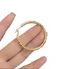 Brincos de argola minimalistas da moda com um toque de luxo, novos brincos populares de 2026, brincos femininos da moda e versáteis atacado