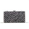 Bolso de noche europeo y americano para mujer, estilo clutch con diamantes, ideal para cenas y eventos especiales.