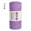 Hilo de Algodón Hueco 2mm Hebra Redonda Algodón Japonés y Lino Cuerda Redonda Trenzada Bolsas de Ganchillo Amazon Comercio Exterior Productos Nuevos