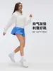 Chaqueta Deportiva para Exteriores para Mujer, Chaqueta Corta con Capucha Resistente al Viento e Impermeable, Secado Rápido, Transpirable, Repelente al Agua Ropa de Fitness D26036