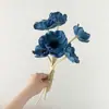 6 Flores de Amapola Artificiales, Flores Artificiales Hechas a Mano, Material de PU, Atractivos Accesorios para Fotografía de Hoteles, Ramos de Mano