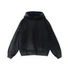 Sudadera con Capucha Fina de Forro Polar Pesado Vintage Desgastada para Hombre, 400g, Marca de Tendencia para Comercio Transfronterizo, Sudadera con Capucha Lavada Estilo Americano