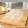 Caja de Empaque para Cupcakes de 4 Granos 6 Granos Caja de Empaque Transparente Desechable Portátil para Muffin de Crema Postre de Picnic