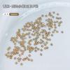 Rhinestones de Circonita Color Champán para Uñas, Mini Rhinestones Planos por Detrás, Decoraciones para Uñas, Rhinestones de Forma Irregular, Rhinestones Color Champán, Diamantes Mixtos para Uñas