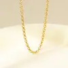 Collar Ouyini de Plata de Ley 925 Cadena para Suéter de Mujer Otoño e Invierno Lujo Ligero Gama Alta Cadena de Perlas Simple Versátil Ins