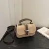 Otoño Nuevo Estilo Moda Versátil Bolso Cuadrado Pequeño Bolso con Textura de Nicho Bolso de Mujer Elegante Bolso Cruzado de un Solo Hombro de Celebridad de Internet Moderno