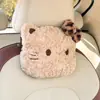 Nueva Almohada de Soporte para Cuello para Reposacabezas de Coche de Gato Cojín para Respaldo de Asiento de Coche con Estampado de Leopardo Transfronterizo Cojín de Soporte Lumbar Universal para Interior de Coche para Todas las Estaciones