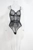 Amazon Comercio Exterior Encaje Europeo y Americano Liguero Malla Transparente Body Fiesta Moda Ropa Interior Delgada Sexy