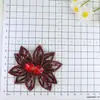 Novos Strass Hot-fix Flor Vazada Enfeites DIY Acessórios de Cabelo Presilhas de Cabelo Broches Brincos Flores para Sapatos Fivelas para Sapatos Chapéus de Sapato Acessórios para Roupas