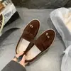 Mocasines con suelas blandas, cómodos de llevar, con diseño de hebilla, nueva colección otoño 2026, estilo británico, zapatos casuales sin cordones, mocasines fáciles de poner