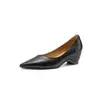 Zapatos de Salón para Mujer con Tacón Bajo de 3 cm, Puntiagudos, de Boca Baja, Estilo Nuevo 2026, Zapatos Mary Jane con Correa de Hebilla Única