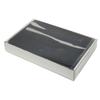 Caja exterior de PVC transparente Embalaje de blíster de PS con flocado negro Soporte interior de blíster flocado para vajilla Bandeja para cubiertos (cuchillo, tenedor, cuchara)