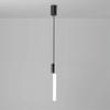Lustre de restaurante de faixa linear minimalista pós-moderno, sala modelo, criativo de duas cabeças, casa redondo, quarto, linha longa
