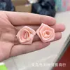 2,5CM Poliéster com Rosa Pentagonal Flor Artesanal DIY Acessórios para Headwear Roupas Têxteis para Casa Cartão de Cumprimentos Acessórios
