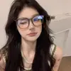 Gafas Redondas de Marco Grande Estilo Coreano Que Hacen que el Rostro Parezca Más Pequeño Sin Maquillaje, con Lentes Graduados para Miopía, Montura de Gafas para Rostro Grande de Tr90, Acabado Mate, Envío Gratis g