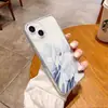 Funda Ligera de Verano para Teléfono Móvil Apple 14Pro Tulipán Transparente Funda para Teléfono Móvil Iphone17P Simple Anti-Caídas Suave