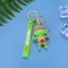 Llavero Colgante Muñeco Tortugas Ninja Adolescentes Dibujo Animado Muñeco Lindo Colgante de Coche Colgante de Bolso Regalo Pequeño Venta al por Mayor