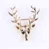 Lanhao moda coreana temperamento natal cabeça de veado broche broche desenho animado casal fábrica direta XZ4300