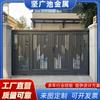 Puertas de Entrada a Medida para Casas de Autoconstrucción, Puertas de Aluminio Antirrobo para Villas, Puertas de Arte de Aluminio Imitación Cobre, Diseños de Doble Puerta, Venta al por Mayor desde Fabricantes
