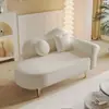 Mejora de apartamento pequeño: sofá otomana de almacenamiento, sillón reclinable estilo europeo, área de espera de tienda de ropa, sofá reposapiés moderno