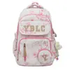 Nueva Mochila Escolar 2025 para Estudiantes de Secundaria para Niñas, Mochila con Estampado de Dibujos Animados de Gran Capacidad, Bolsa de Viaje Ligera Casual al por Mayor
