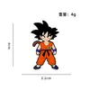 Broche Metálico Clásico de Dragon Ball Son Goku, Insignia Estilo Bastón Mágico de Salto en la Nube, Accesorio para Mochila de Estudiante de Anime