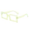 Nuevos Lentes Transparentes Lisos Antiluz Azul INS Retro Artísticos Color Jalea Lentes Planos Se Pueden Equipar con Armazón para Lentes para Miopía Moderno
